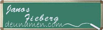 Janos Fieberg Visitenkarte